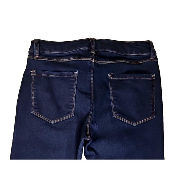 D. Jeans Skinny Women's Dark Wash Blue Denim 28 x 25 in Flex Denim - Picture 5 of 5